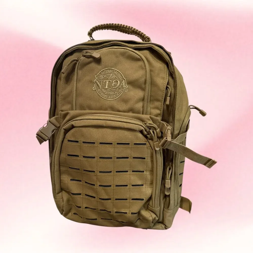Voodoo Tactical NTOA Coyote MOLLE Backpack EDC Utility Duty Range Bag New